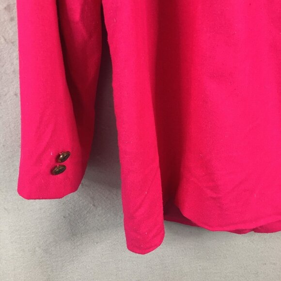 Perfect Designs Jacket Womens 12 Hot Pink 100% Silk Western Yoke Ranch Rodeo - Picture 12 of 16